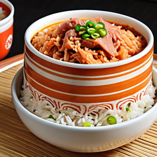 Home 4 Ottogi cup rice with tuna mayo, kimchi, and danmuji.